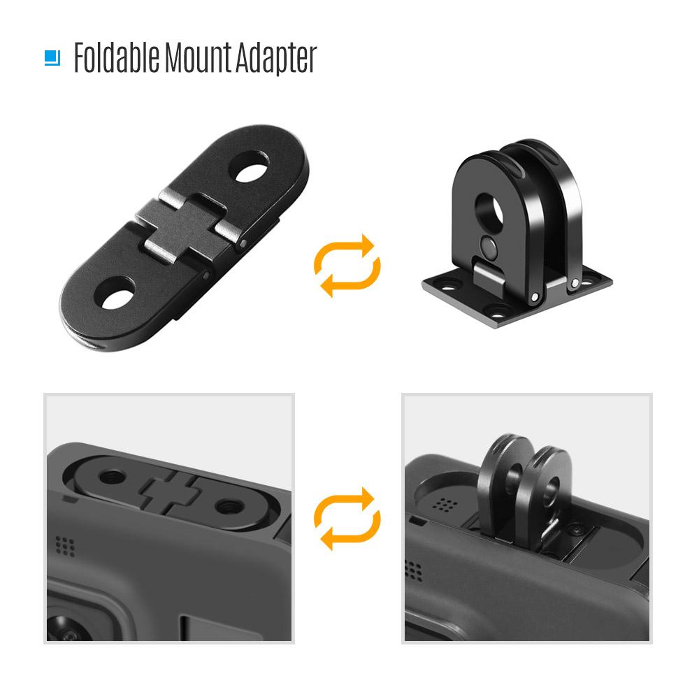 Bộ điều hợp gắn kết từ tính cho máy ảnh có thể gập lại đa năng tương thích với GoPro Max và GoPro