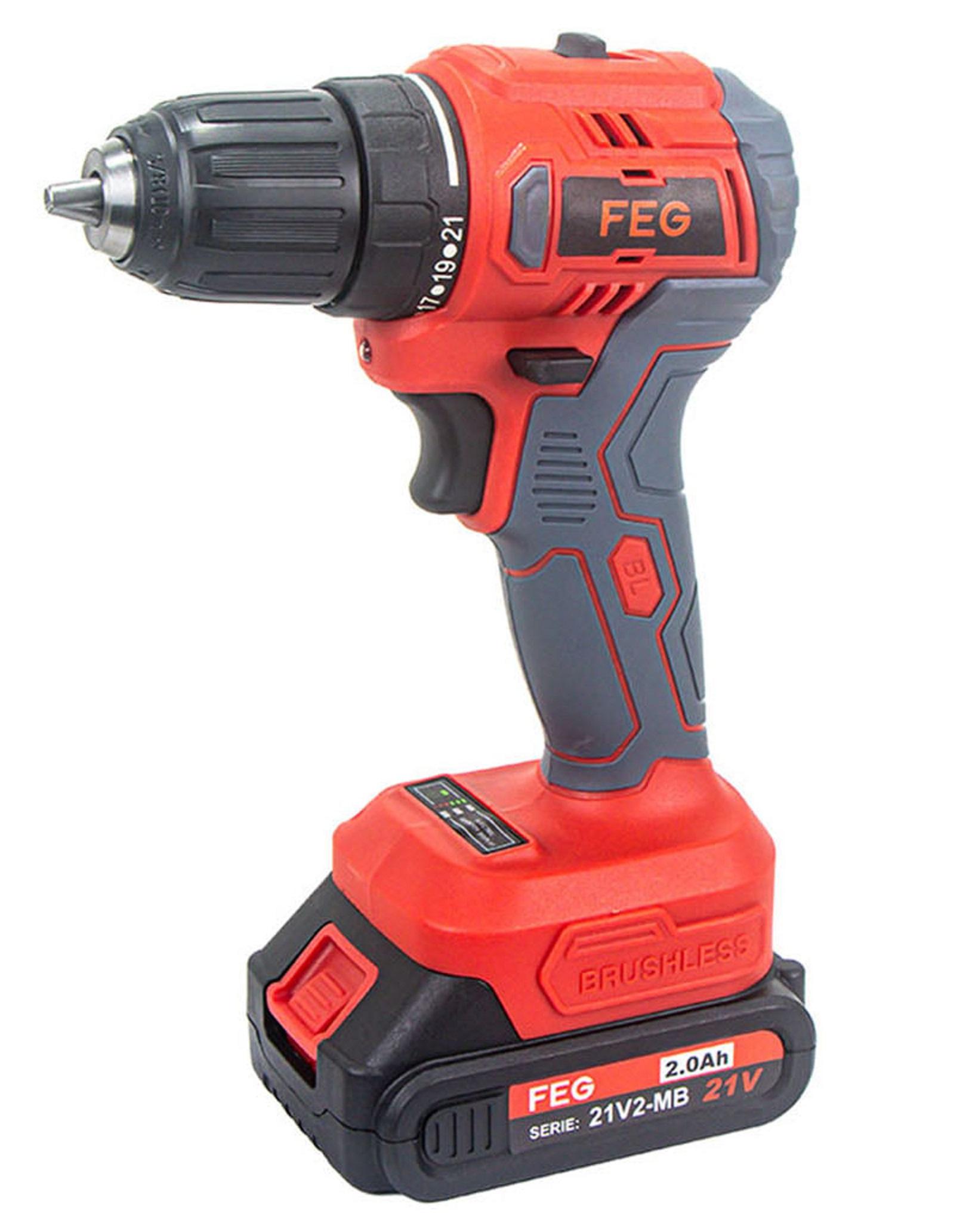 MÁY KHOAN VẶN VÍT DÙNG PIN 21V FEG EG-21DB - HÀNG CHÍNH HÃNG