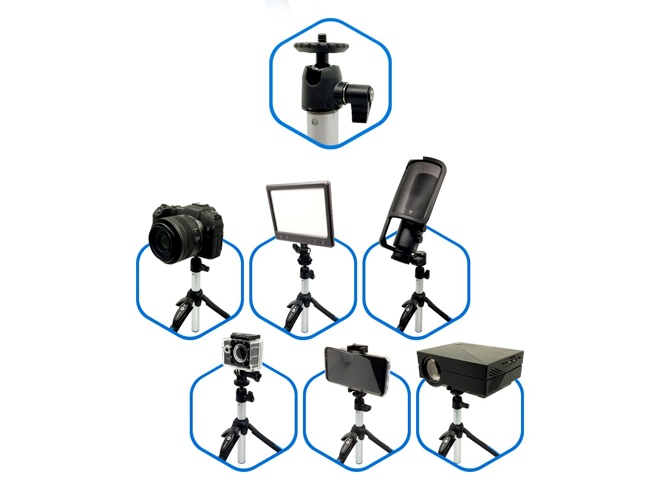 Chân máy cho điện thoại Benro Tripod BK15 - Hàng chính hãng