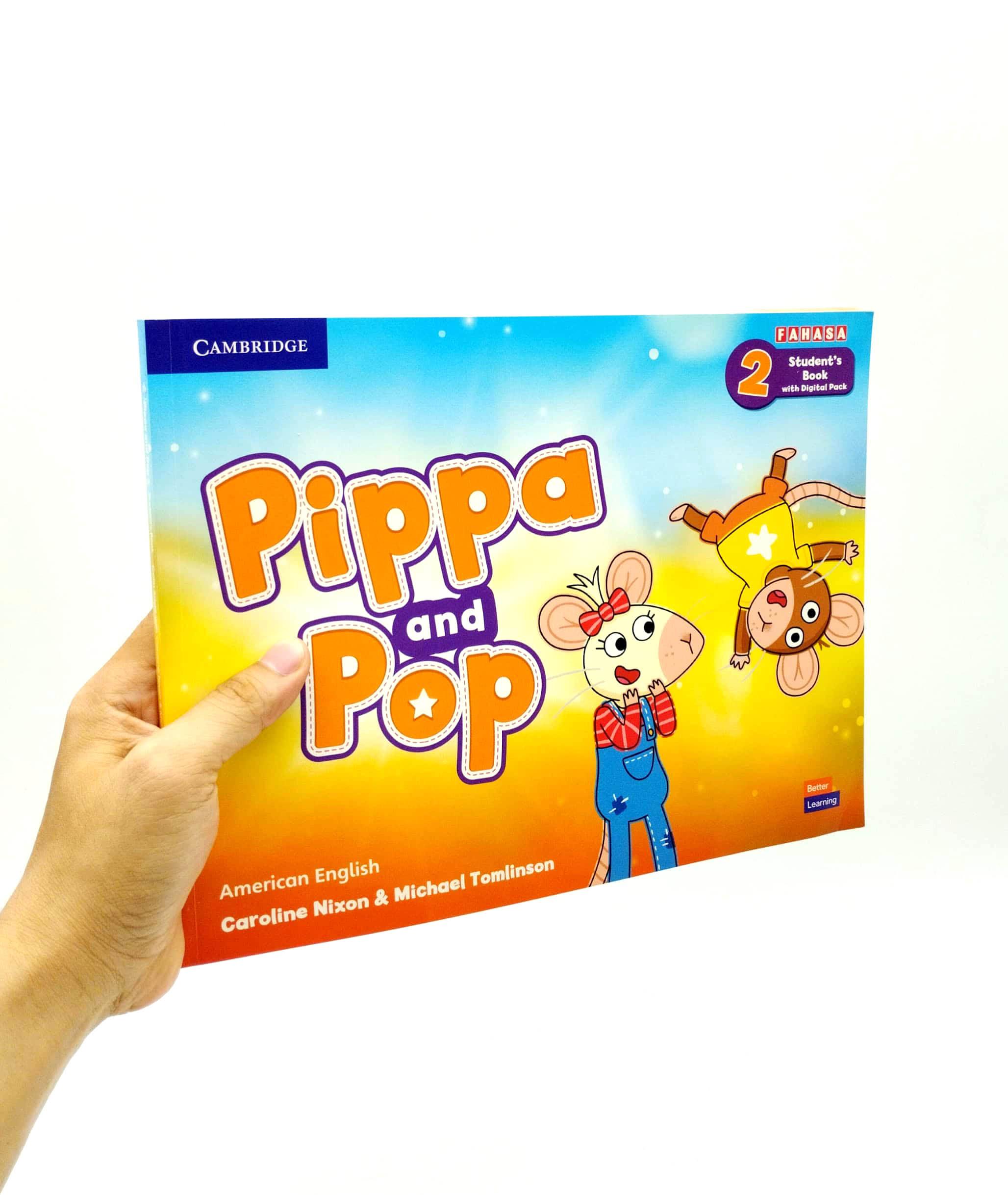 [Nhập 1212B15K giảm 15K đơn 199K] Pippa And Pop Level 2 Student's Book With Digital Pack American English