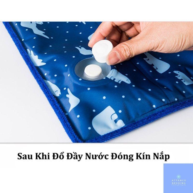 Gối Nước ️FreeShip️ Gối Nước mát cao cấp size S:24x32cm - L:30x40cm - X:30x47cm ( khách mua về dồn nước )