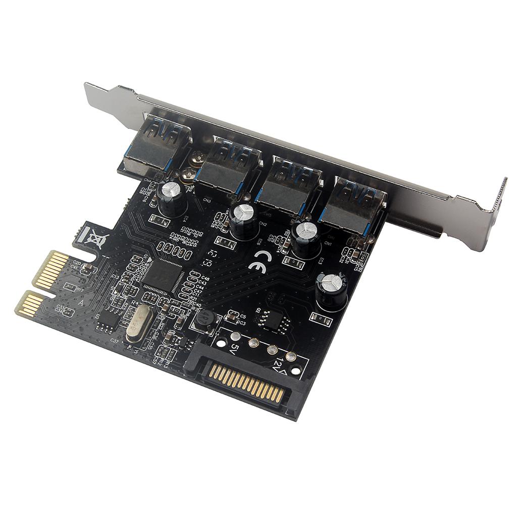 4 Ports PCIE to USB 3.0 Expansion Card - Interface USB 3.0 4-Port Card