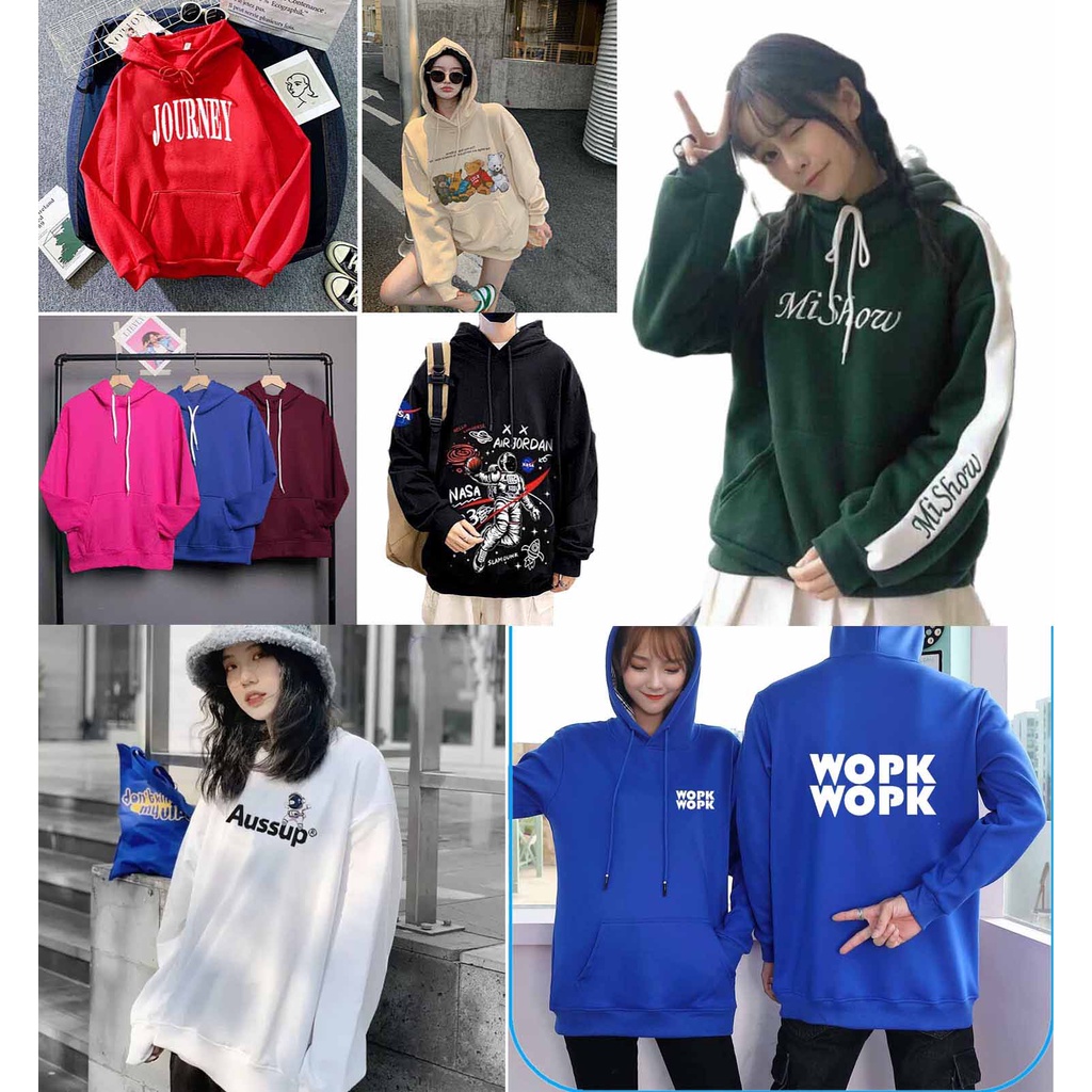Áo hoodie form rộng DT Shop unisex nỉ bông HD22 Tuyết thời trang nam nữ oversize ulzzang SADBOIZ