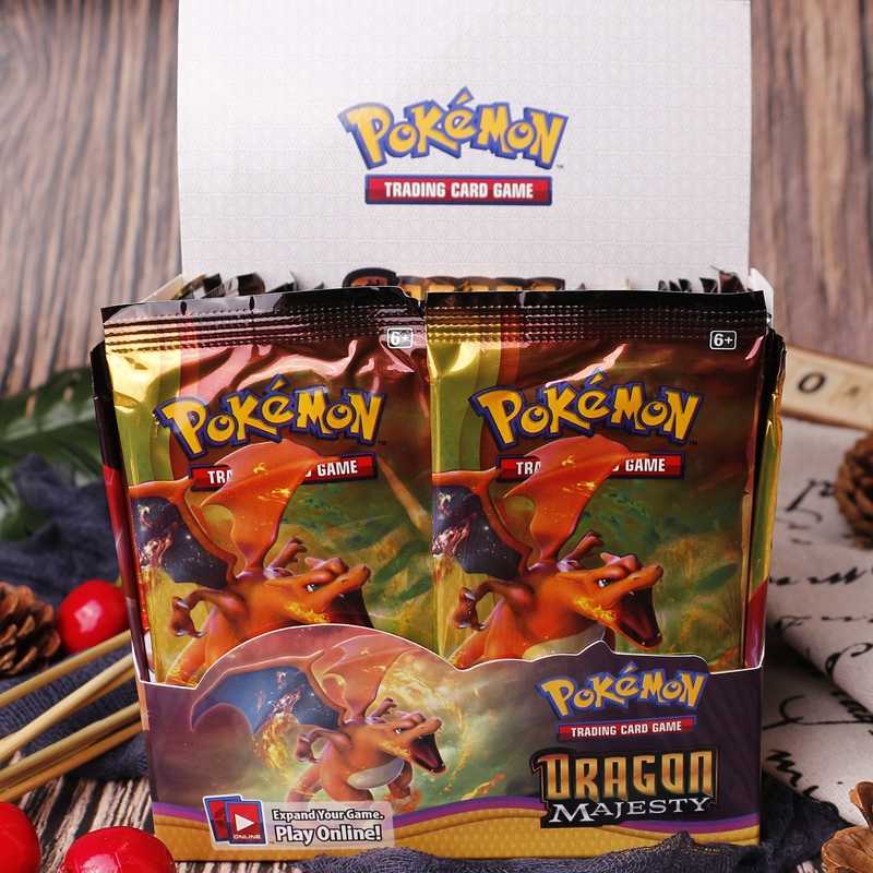 Bộ Thẻ Bài Pokemon 324 Thẻ Trading Card Game Dragon Majesty TCG Sưu Tập Đẹp Đọc Đáo