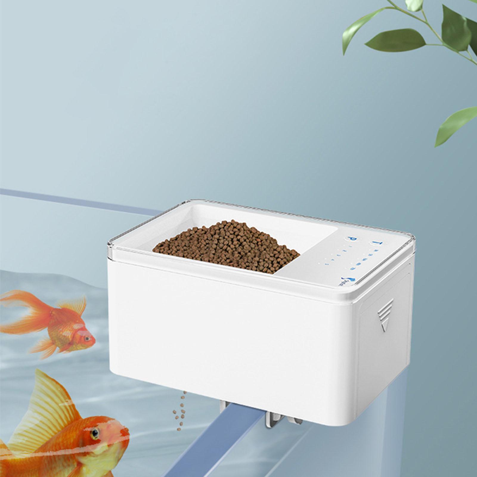 Compact Smart Automatic Fish Feeder Aquarium Intelligent Food Dispenser