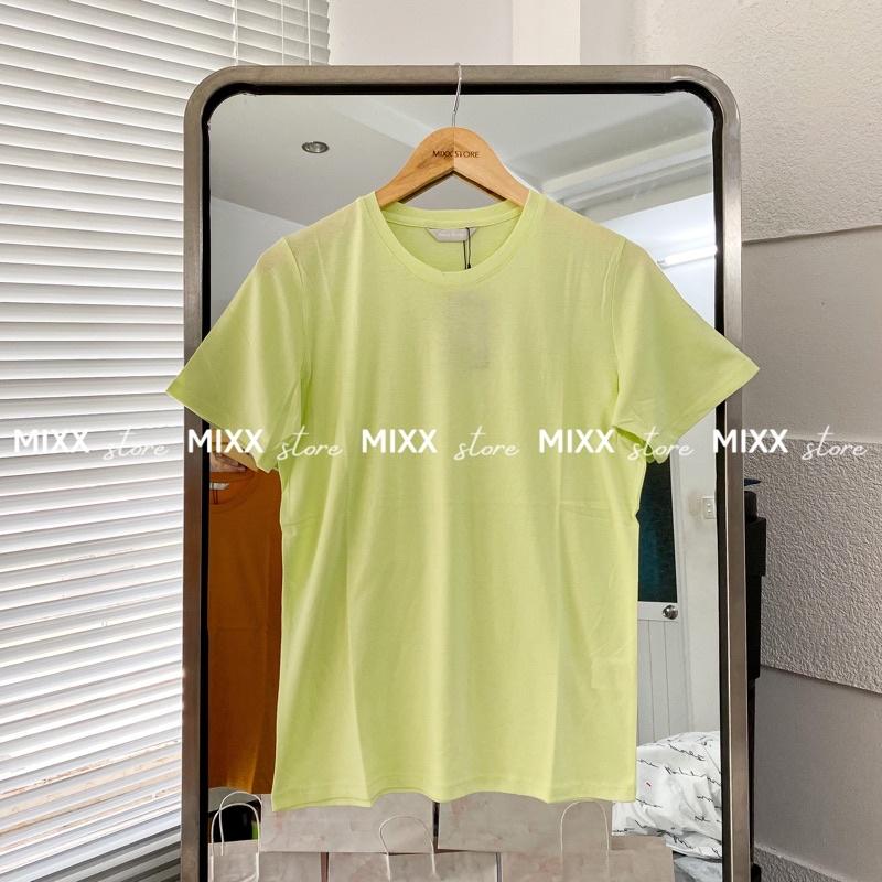Áo Thun Nữ Trơn tay ngắn chất cotton mềm mịn phom suông vừa thoải mái