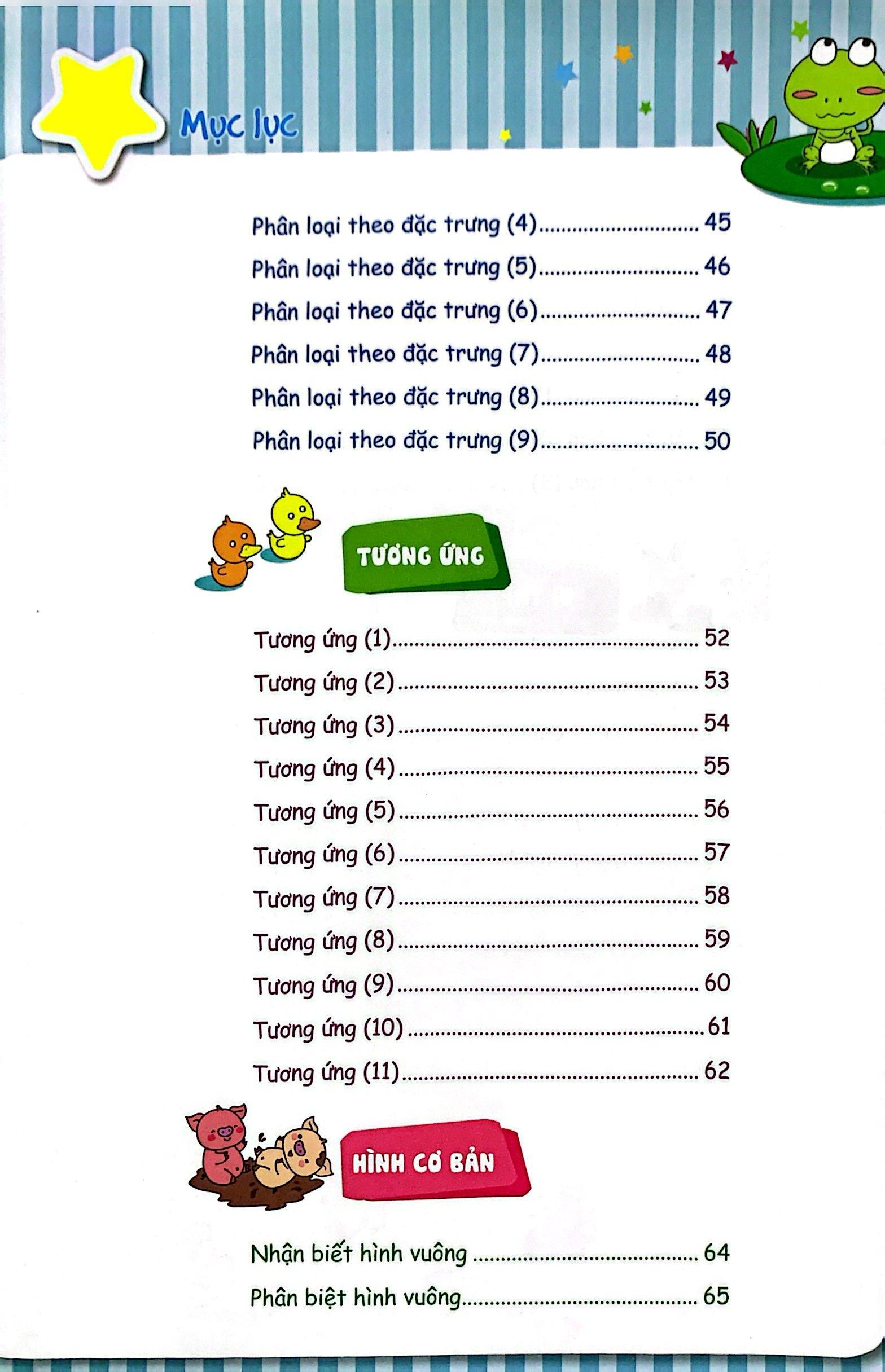 Toán Học Cho Trẻ Mẫu Giáo: Lớp Mầm 1
