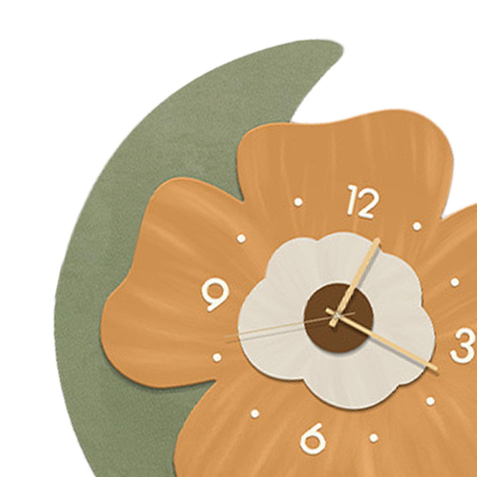 Wall Clock Art Clock Mute Minimalist Modern Ornament Decorative Clock for Study Room Home Living Room Dining Room Decoration