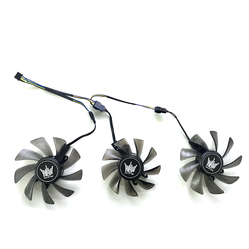 3PCS 75MM 85MM 4pin HOF GTX 1070 GPU Fan For GALAXY GeForce GTX 1070 Hall of Fame Limited Edition GTX1070 HOF Video Card Fans