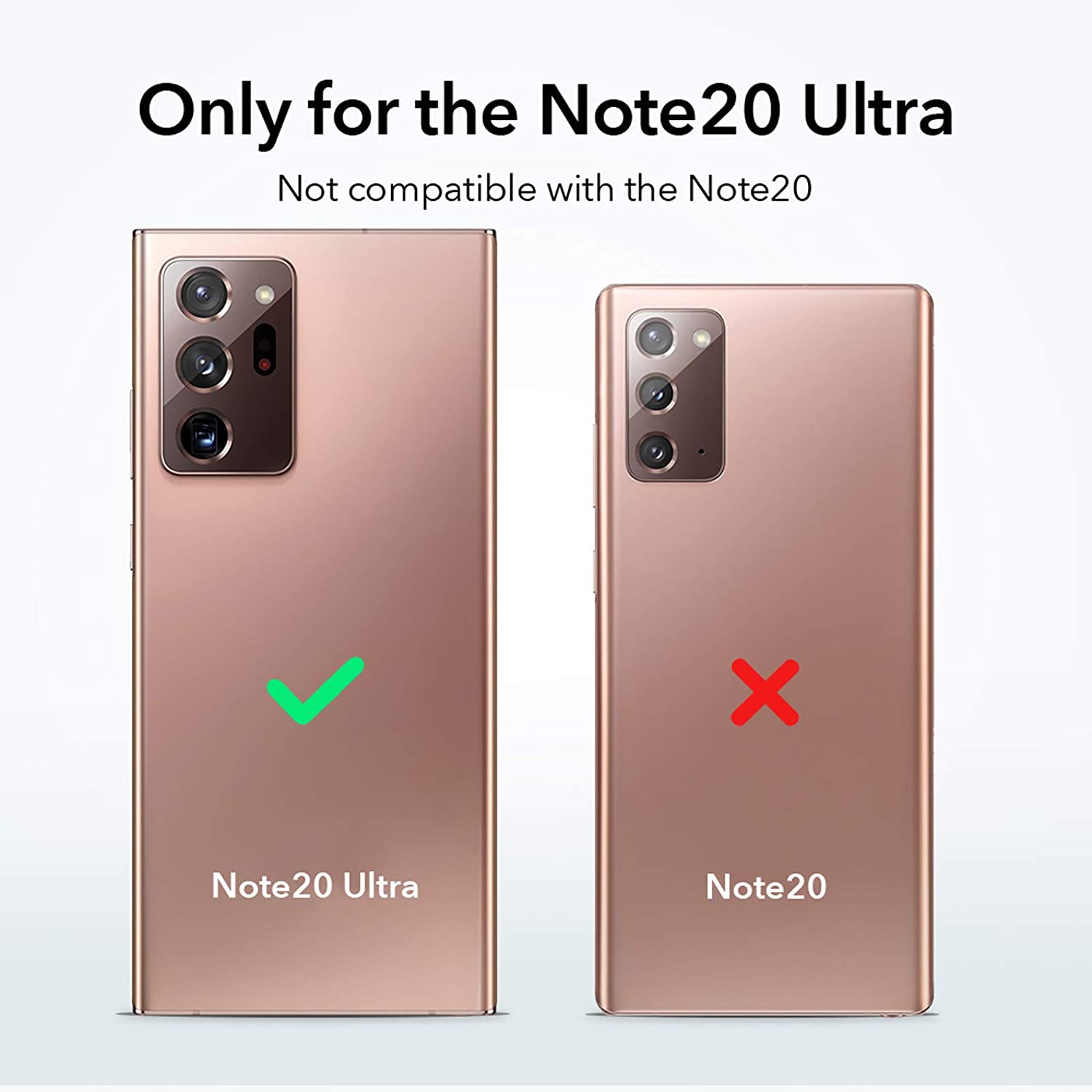 Ốp Lưng cho Samsung Galaxy Note 20 / Note 20 Ultra ESR Echo Tempered Glass Hard Case - Hàng Nhập Khẩu