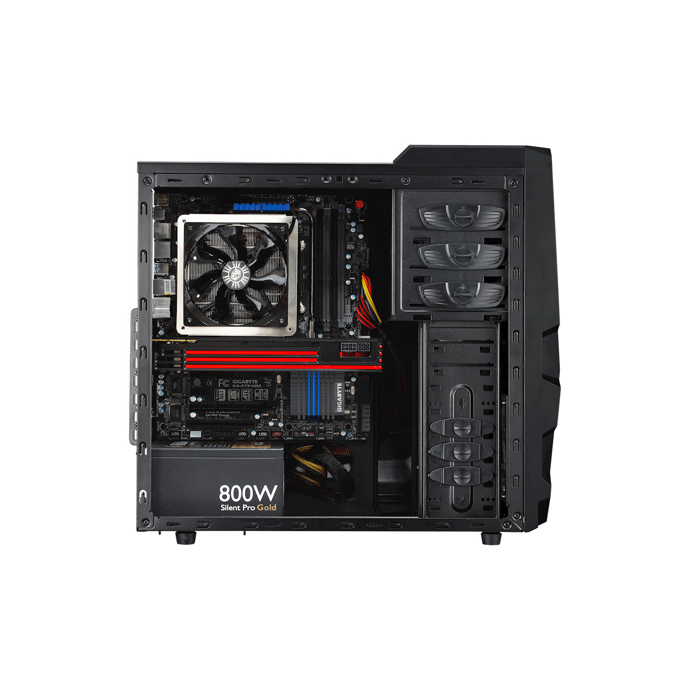 Vỏ case máy tính  Cooler Master K380 - Window - Hàng chính hãng