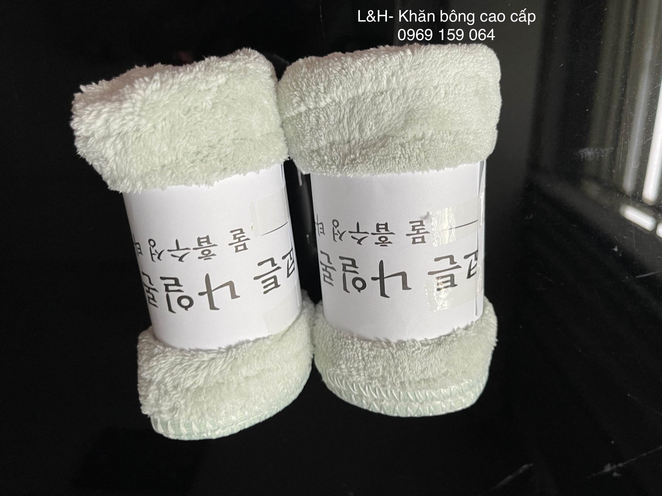 Khăn mặt lông cừu, KT 30x50 cm