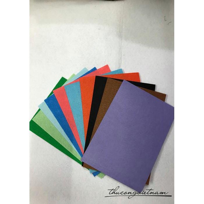 Vải nỉ bộ 10 tấm - 15x21cm