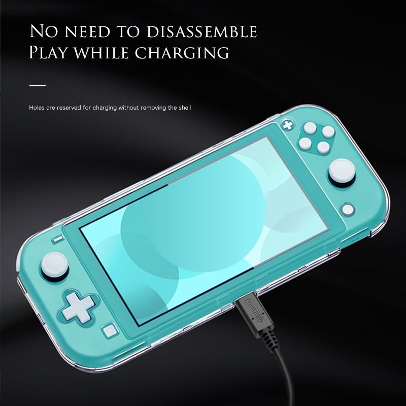 DỮ LIỆU Ếch Chống Trượt Vỏ Bảo Vệ Tương Thích-Nintendo Switch Lite Tay Cầm Chơi Game Vỏ Bọc Toàn Bộ Vỏ Pha Lê Cho Công Tắc Lite Màu Sắc: Lite 1 Cái