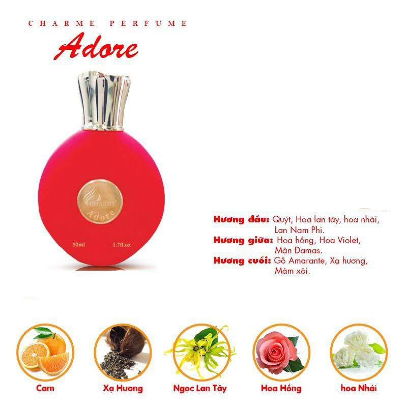 Nước Hoa Nữ Charme Adore 50ml