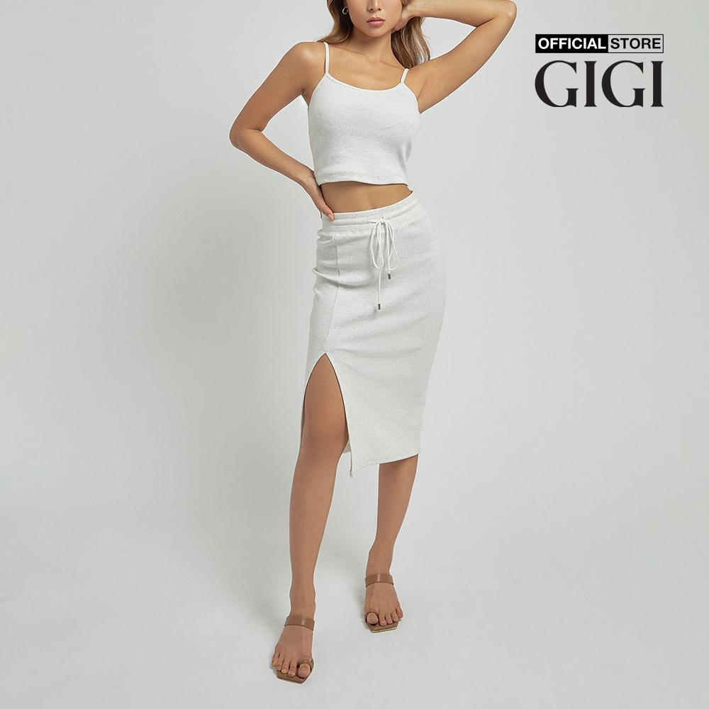 GIGI - Áo croptop nữ hai dây phom ôm Cami Rib G1207T221230