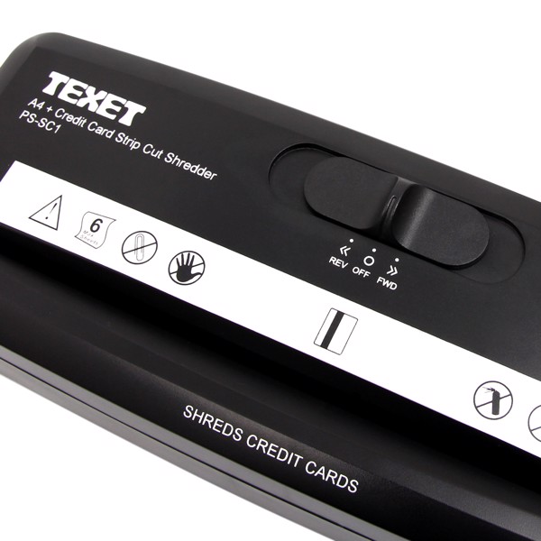 Máy Huỷ Tài Liệu TEXET PS-SC1 tặng Máy tính bỏ túi Texet PC-1201