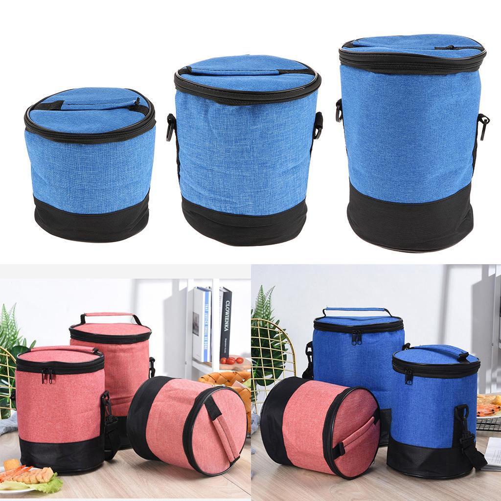 Insulated Lunch Box Carrier, Picnic Food Cooler Container