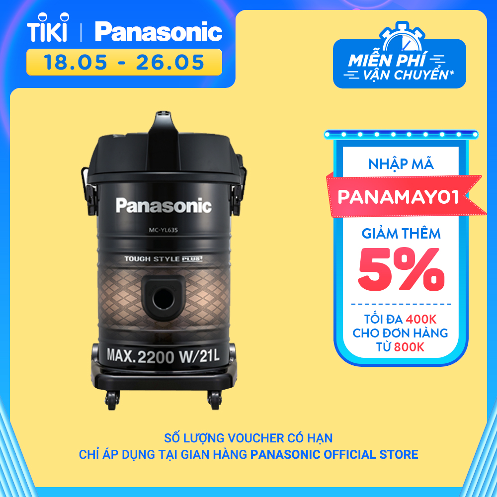 Máy Hút Bụi Công Nghiệp Panasonic PAHB-MC-YL635TN46 - Hàng Chính Hãng