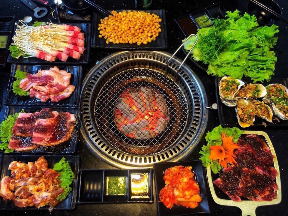 Bếp nướng than hoa không khói,lẩu nướng không khói, nhỏ gọn tiện dụng đủ bộ