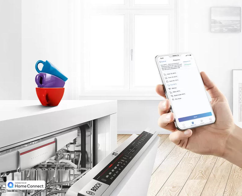 Máy rửa bát Bosch SMS6ZCI49E Series 6 14 bộ -Công nghệ sấy Zeolith - Kết nối Home Connect (MADE IN GERMANY) - Hàng chính hãng