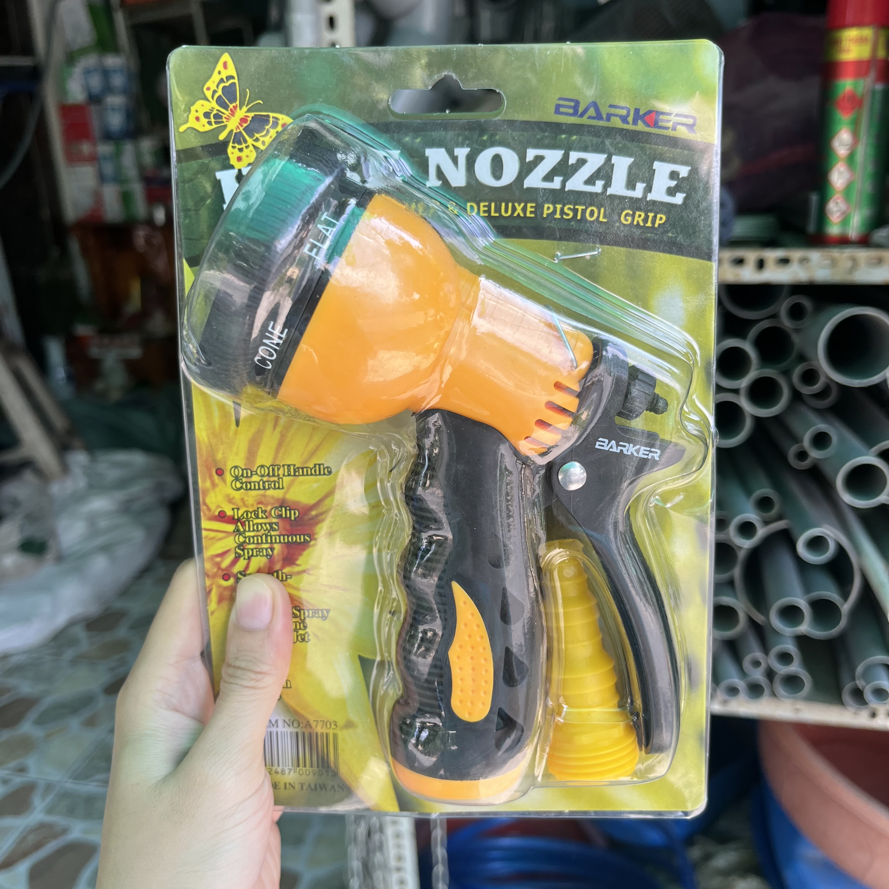 Vòi tưới cây, rửa xe đa năng 6 chế độ