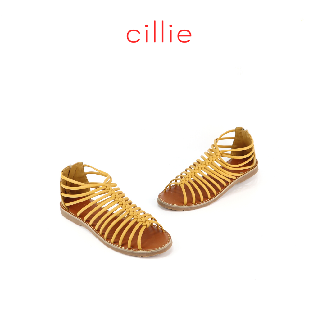 Giày sandal Cillie nữ đế bệt khóa hậu 1063