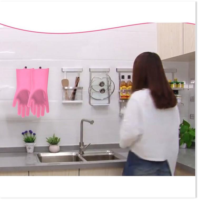 Găng tay Silicon hỗ trợ rửa chén