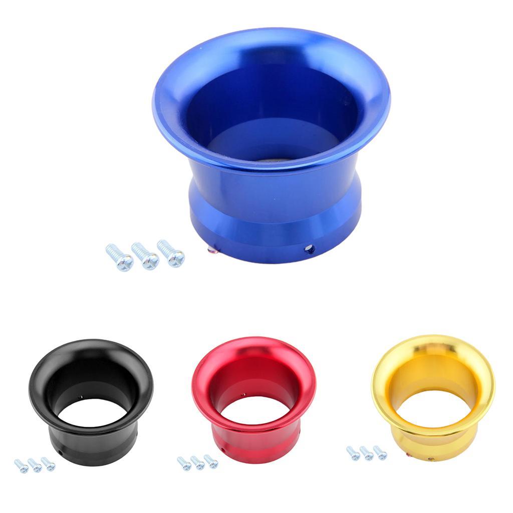 3pcs Carb Air Filter Velocity Stack Funnel for PWK24 PWK30 Carburetor Yellow