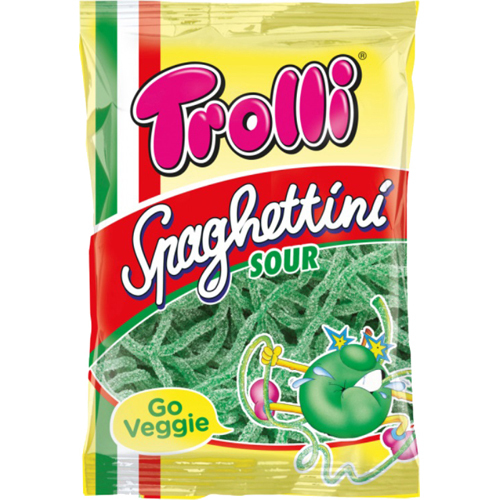 Kẹo dẻo Trolli Spaghettini Sour vị Táo 100gr