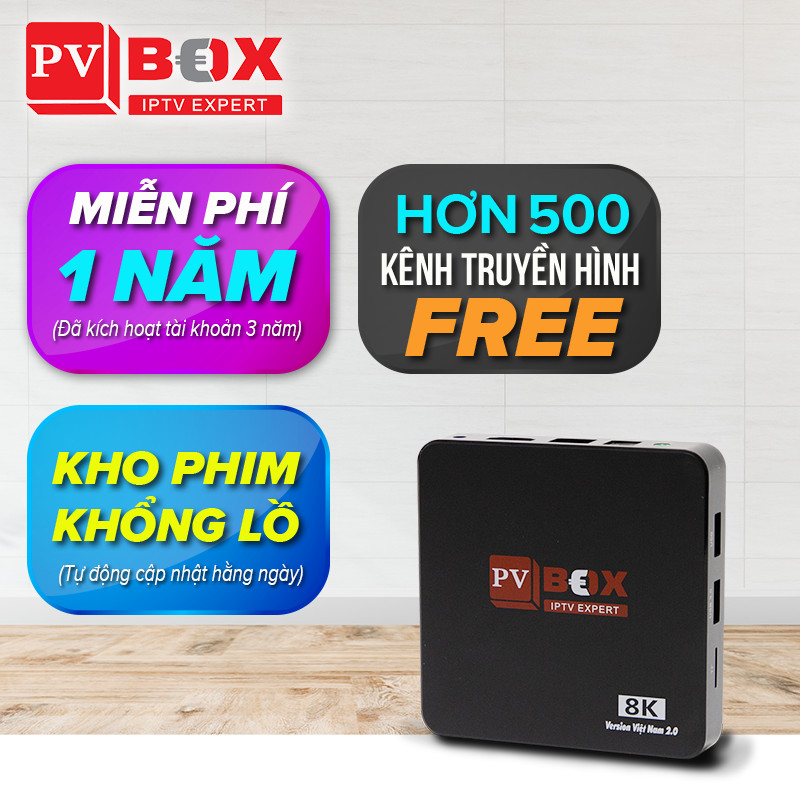 Đầu Android SmartBox Tivibox ROM 8G - Xem Các Kênh Truyền Hình Trong &amp; Ngoài Nước, Đầy Đủ Youtube, Đọc Báo, Nghe Nhạc Cùng Muôn Vàn Ứng Dụng Vip Vô Cùng Đặc Sắc - Hàng Chính Hãng