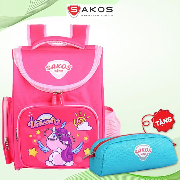 Ba Lô Tiểu Học Bé Gái Kid Diverti - Sakos SBO012UB - Unicorn Baby