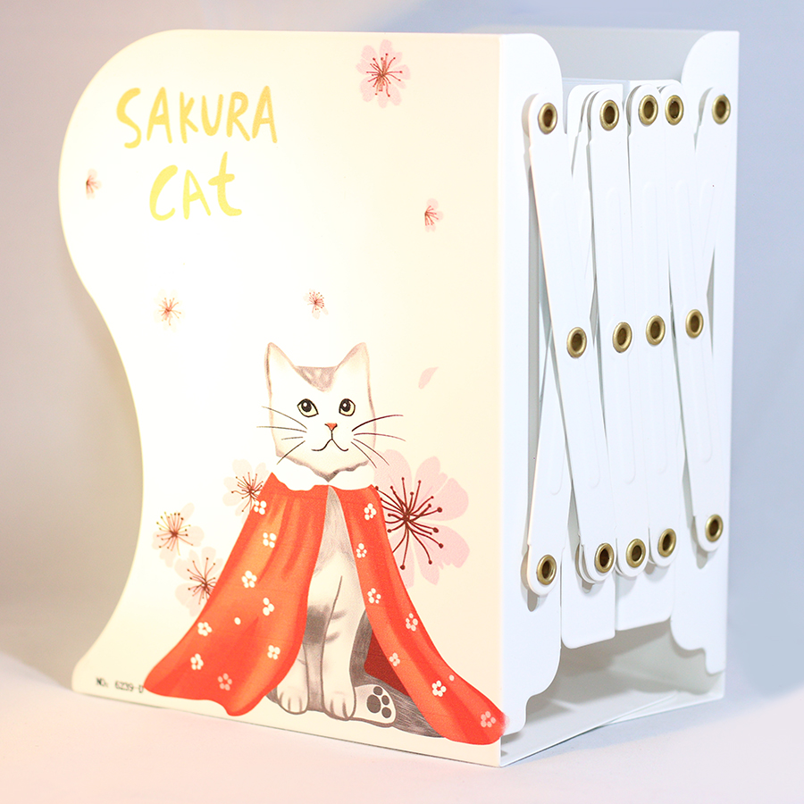 Kệ Chặn Sách Xếp - Sakura Cat - 6239