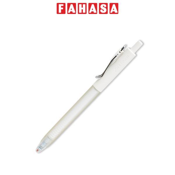 Bút Gel Soft Touch 0.5 mm - Thiên Long GEL-070 - Mực Đen - Thân Màu Kem