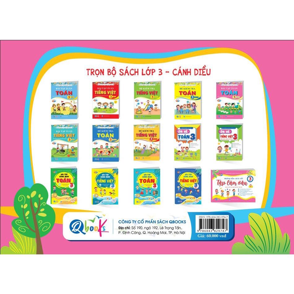 Sách - Hướng dẫn cách viết TẬP LÀM VĂN Lớp 3 - Cánh Diều - Cả năm - BẢN QUYỀN