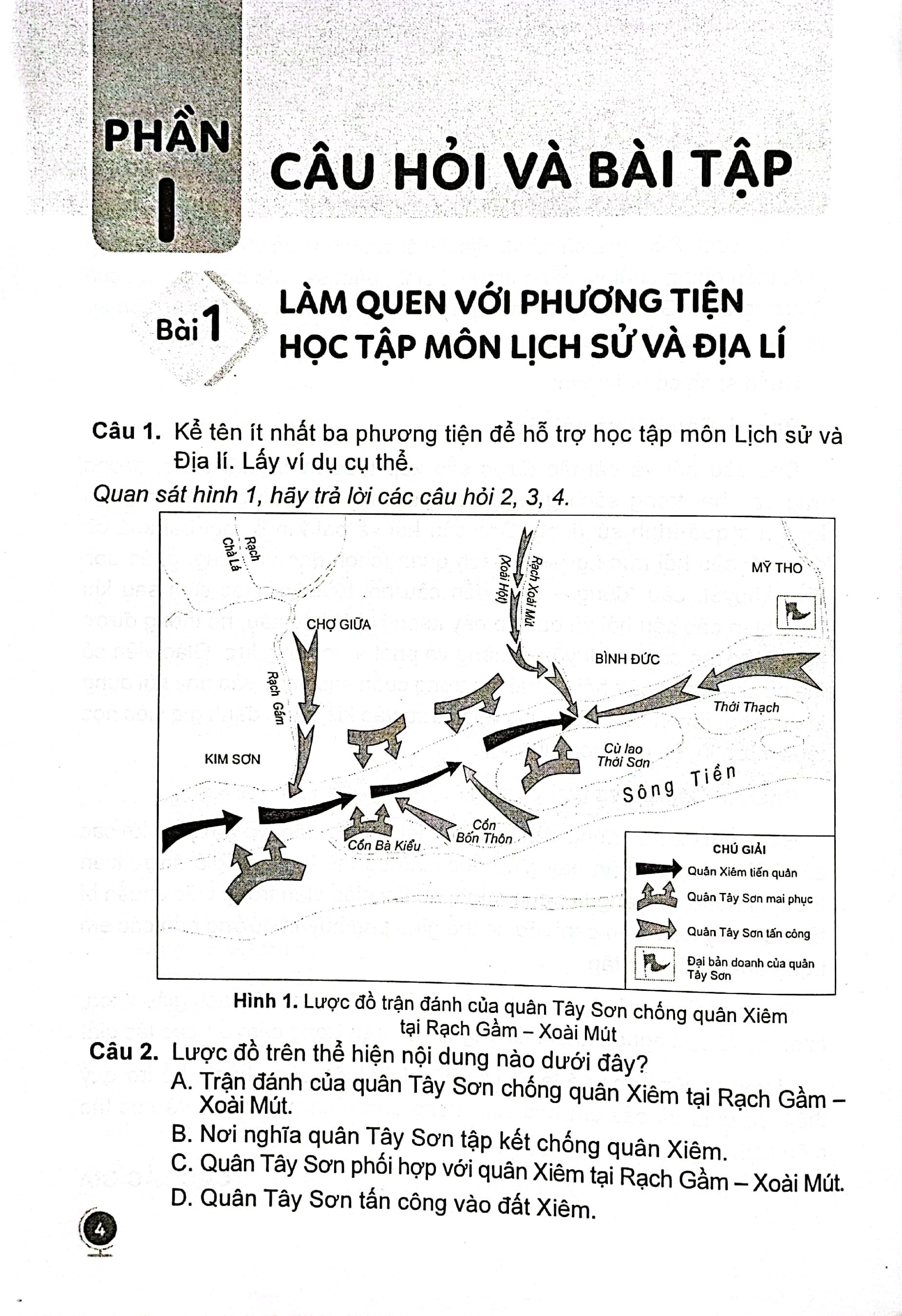 Bài Tập Lịch Sử Và Địa Lí 4 (Cánh Diều) (Chuẩn)