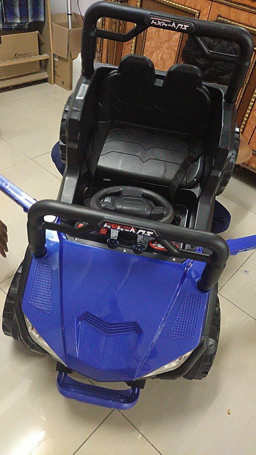 Xe oto điện trẻ em, xe điện cho bé TILO KIDS TLK-5555 phiên bản Tôi yêu Việt Nam có điều khiển từ xa, bluetooth, chế độ nhún