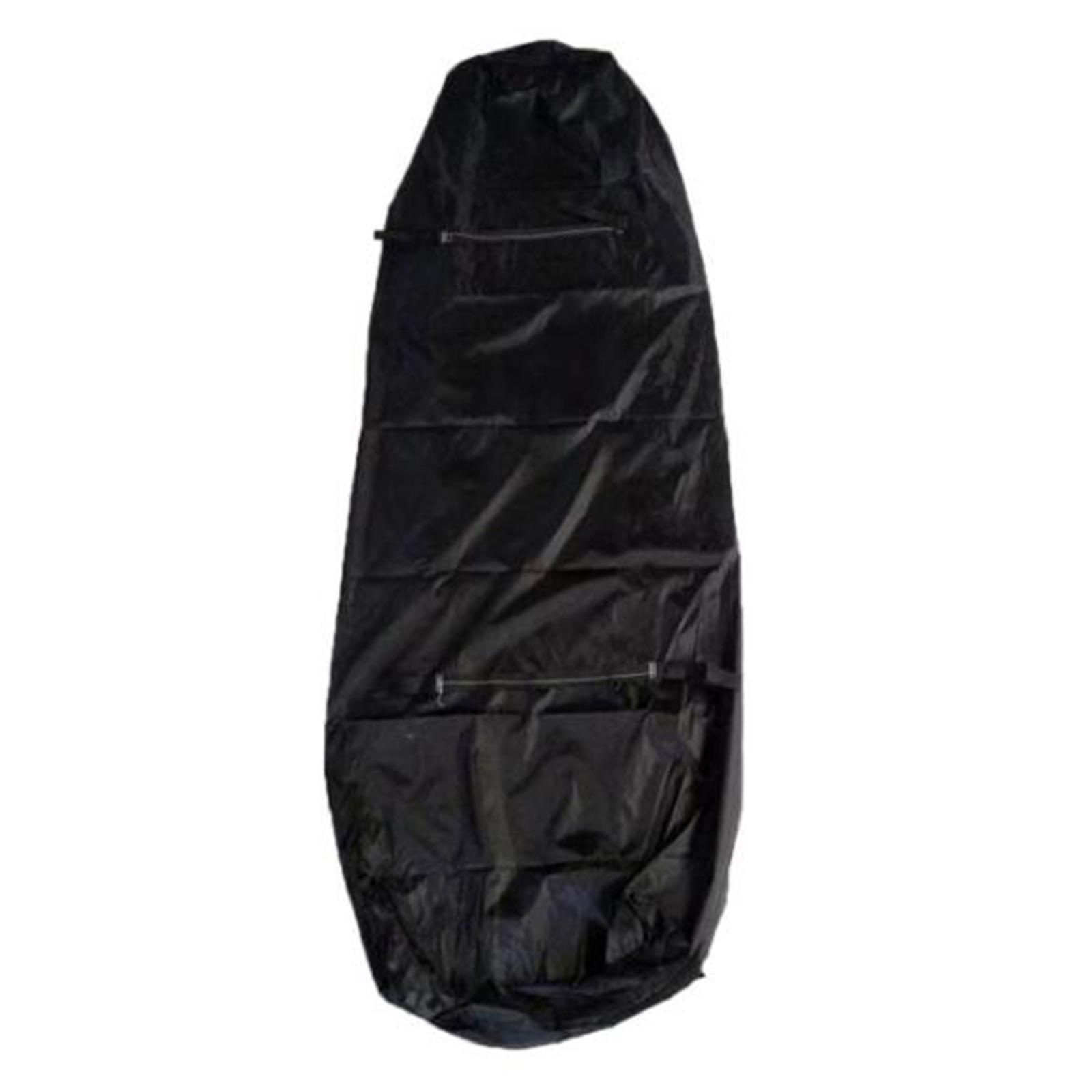 Disposable Body Bag Stretcher Waterproof Portable Black for Hiking Outdoor