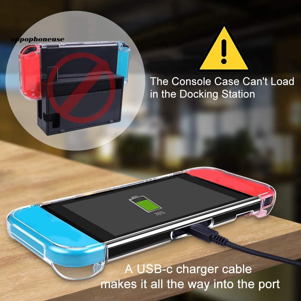 Vỏ Bọc Bảo Vệ TPU Trong Suốt Cho Máy Chơi Game Cầm Tay Nintendo NS Switch Joy-Con