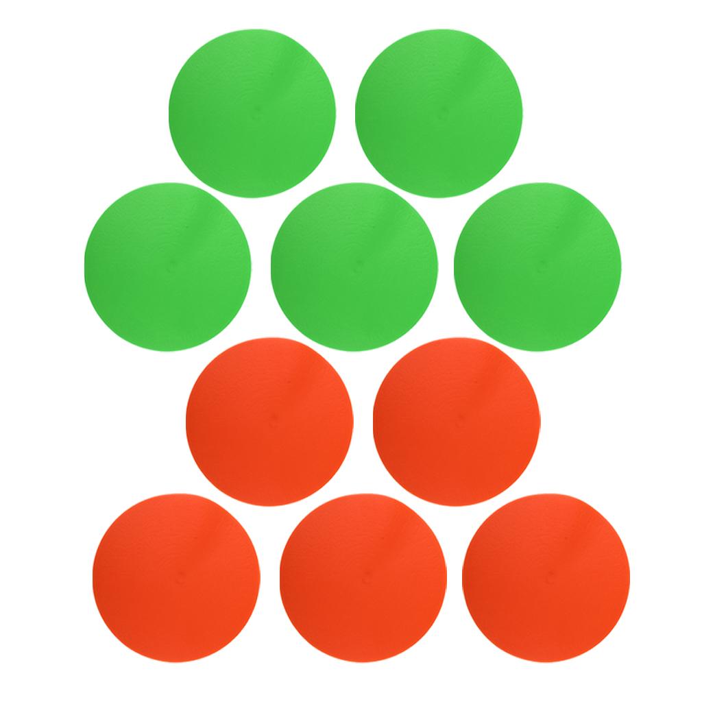 10pcs Sports Spot Markers Soccer Basketball Floor Spots Orange