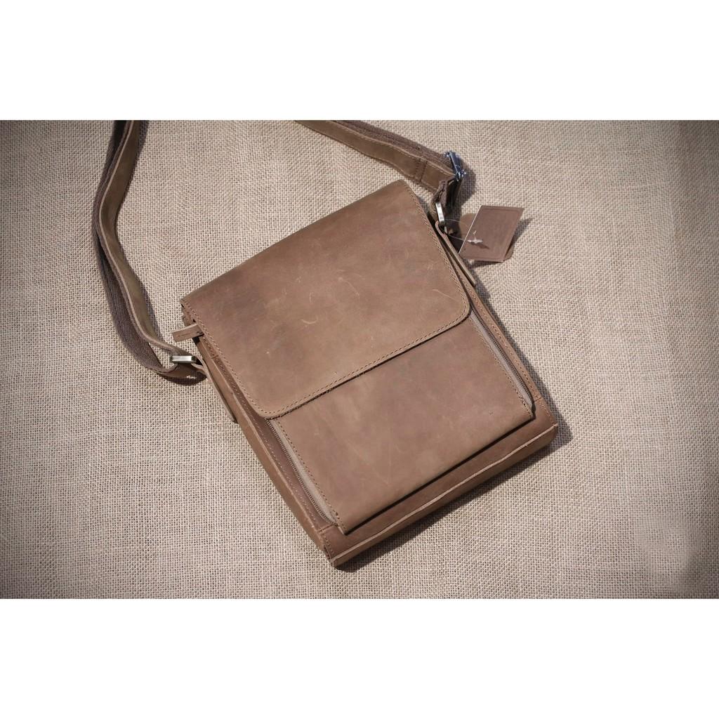 TÚI ĐEO CHÉO DA BÒ NGUYÊN MIẾNG