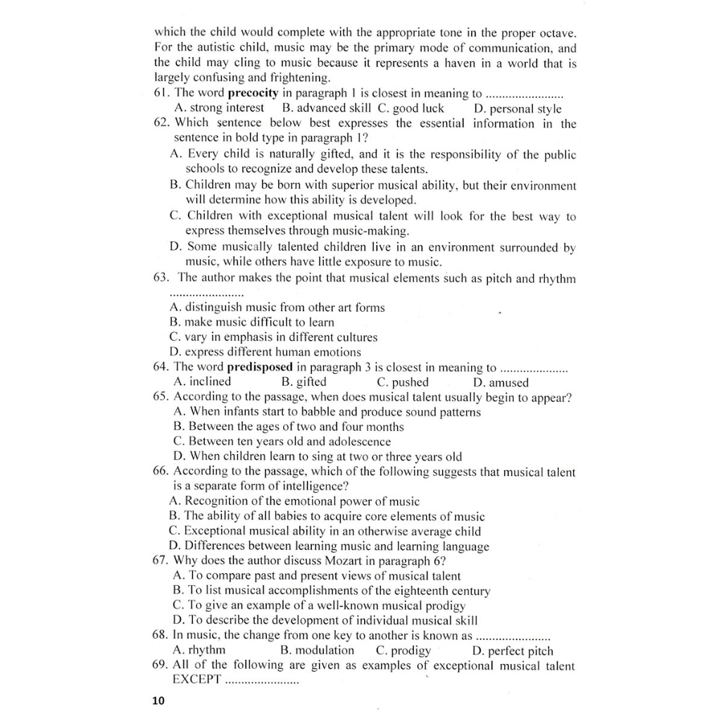 Tổng Ôn Tập Đề Thi Olympic 30 Tháng 4 Tiếng Anh 11 từ năm 2014 đến năm 2018