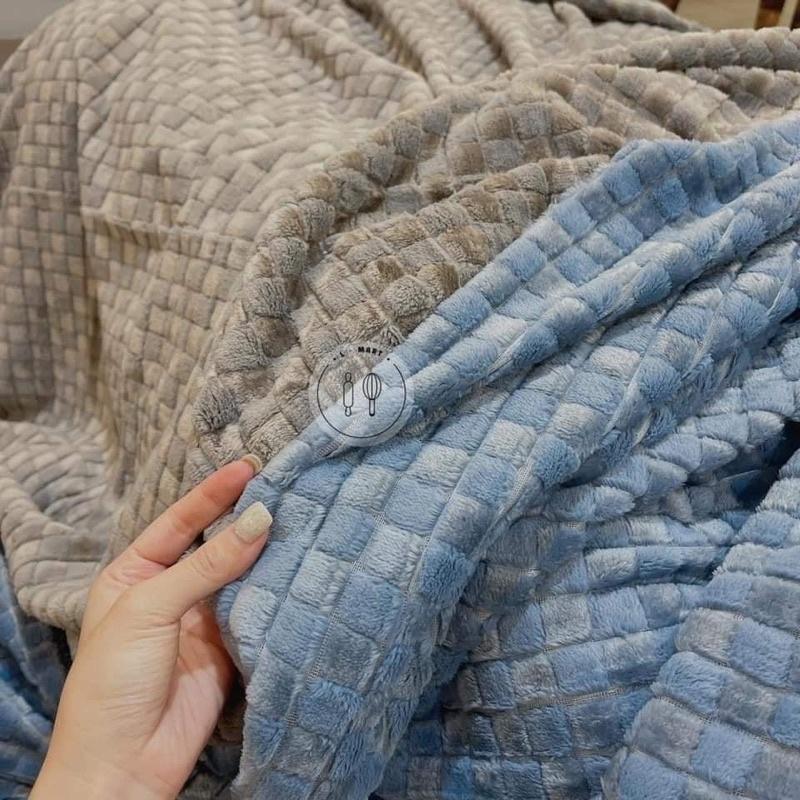 Chăn ô nhỏ High End kích thước 2m x 2m3 có đủ màu- lông mềm mượt và dày dặn