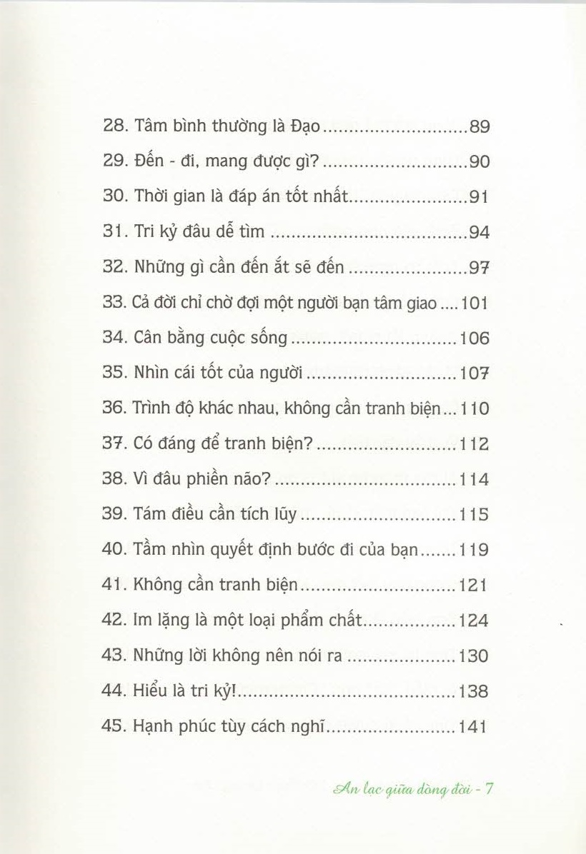 An Lạc Giữa Dòng Đời