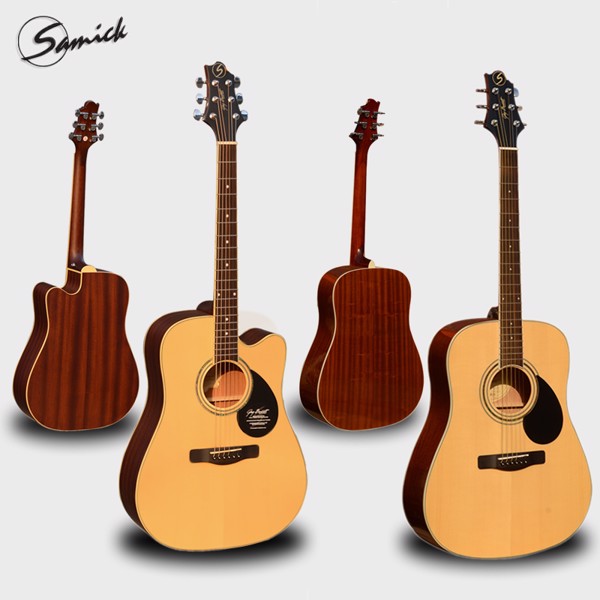 Đàn Guitar Acoustic Samick GD101S NAT ( GD101S NAT ) Top Solid ( Gỗ Nguyên Tấm ) - Hàng Chính Hãng