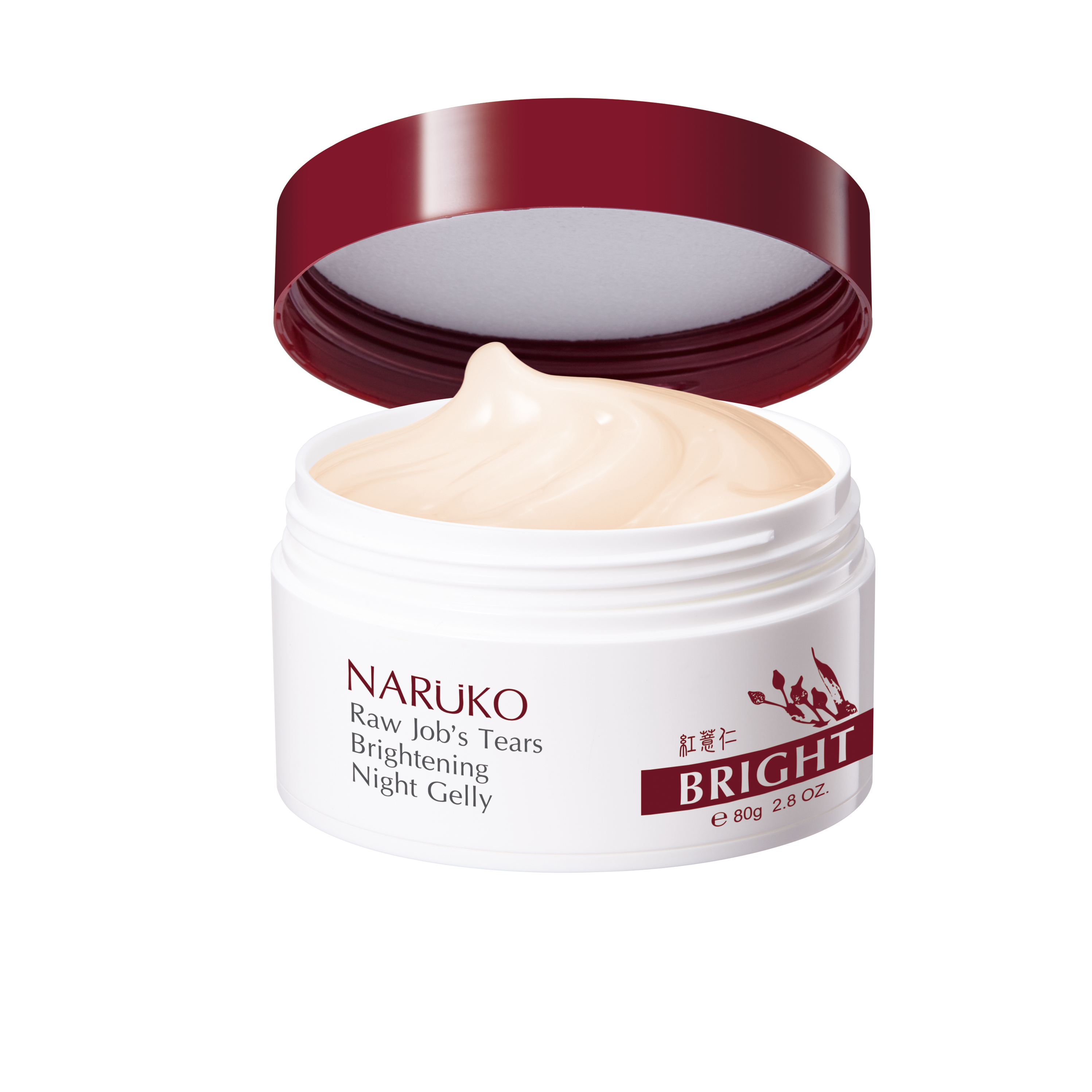 Naruko – Ý dĩ nhân đỏ sáng da (mới) – Mask ngủ – Raw Job’s Tears Brightening Night Gelly