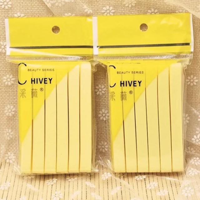 Bông nở rửa mặt Chivey 12 miếng / Miếng mút rửa mặt bọt biển dạng nén