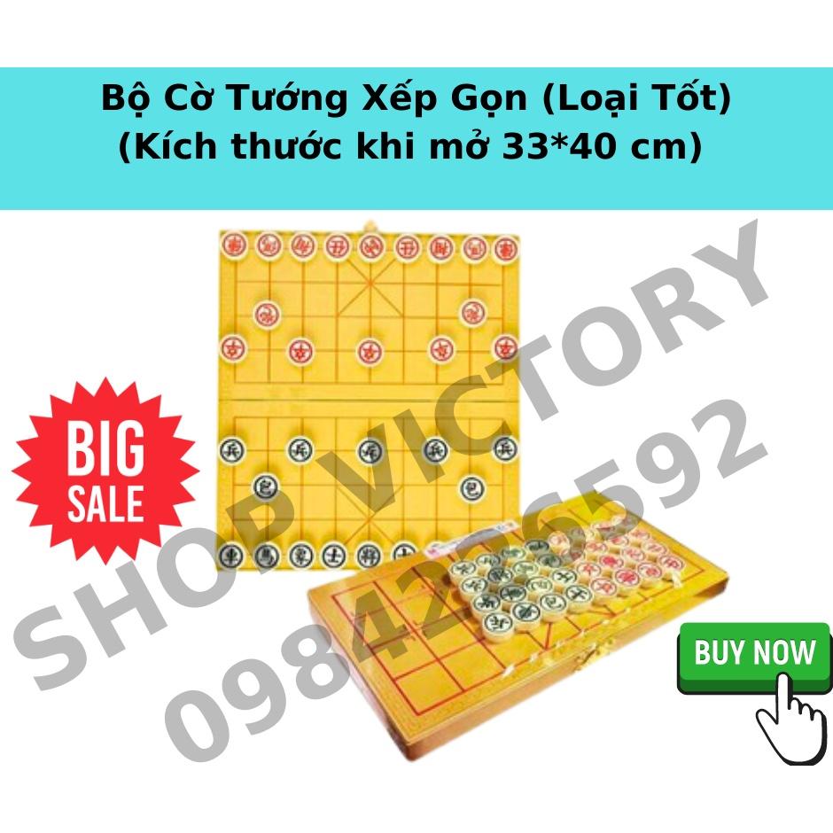 BỘ CỜ TƯỚNG XẾP GỌN- KÍCH THƯỚC KHI MỞ 33x40 CM