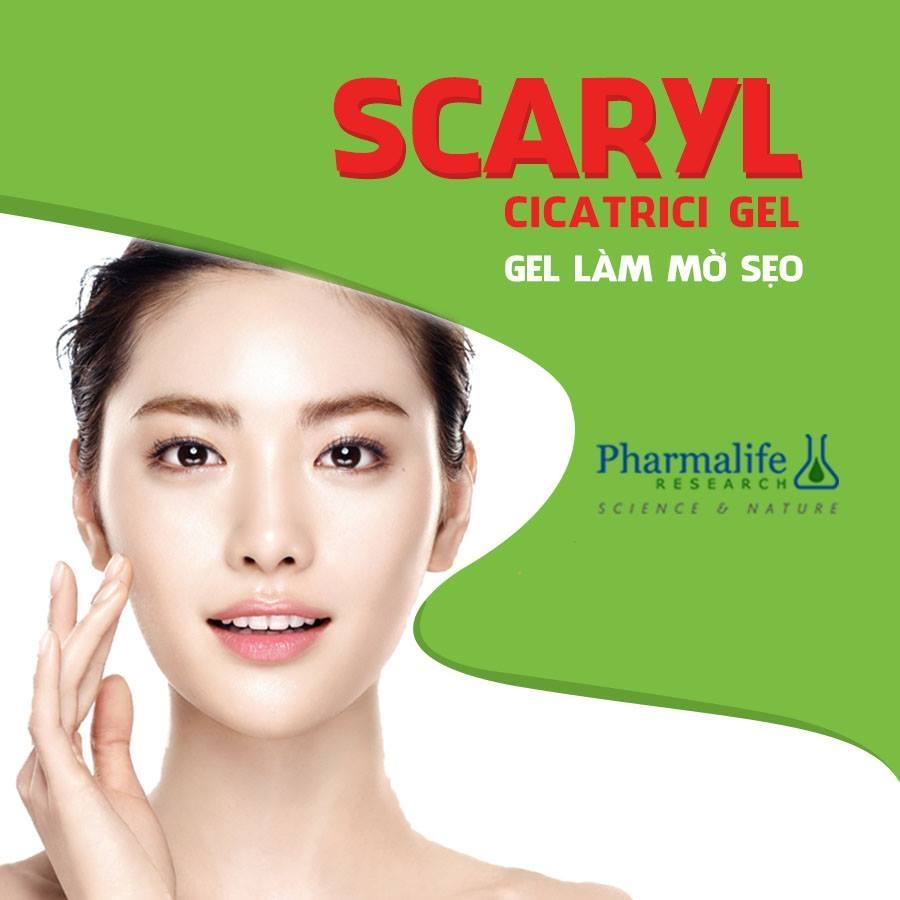 Gel làm mờ sẹo Pharmalife Scaryl Gel Cicatrici 10g - Sẹo lòi, sẹo lõm, sẹo thâm lâu năm + Tặng 1 mặt nạ Dermal bất kỳ