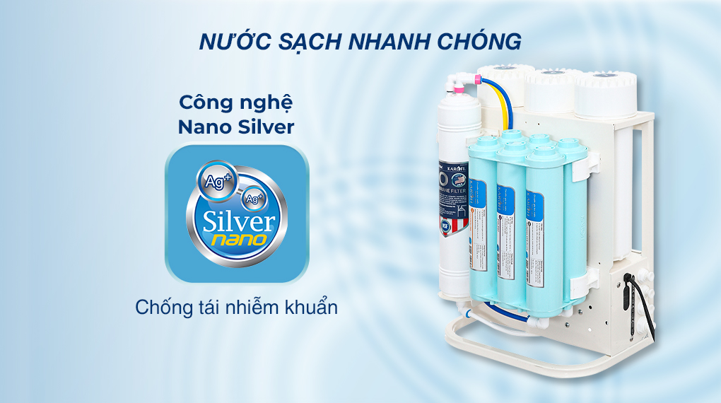 Máy lọc nước KAROFI KAQ-U06 - Hàng chính hãng